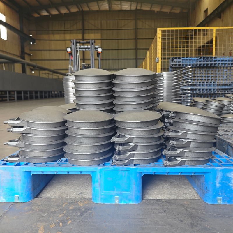 custom cast iron pan wait for checking